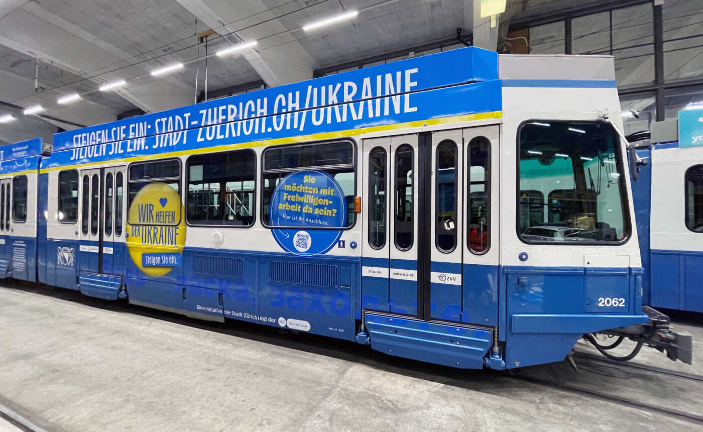 A Tram of Solidarity With Vinnytsia and Ukraine Travels in Zurich