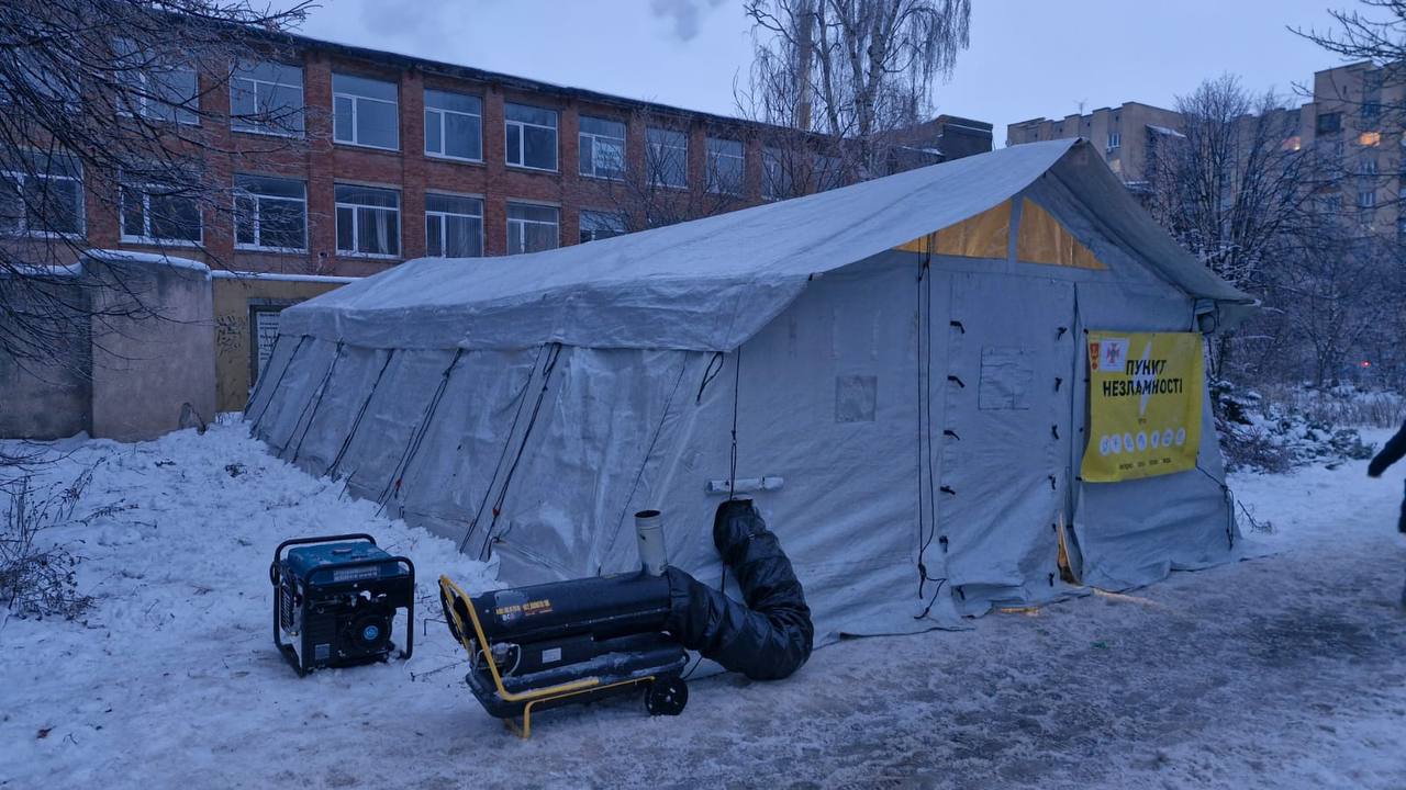 Пункти Незламності у Вінниці: де зігрітися та зарядити гаджети під час блекауту    