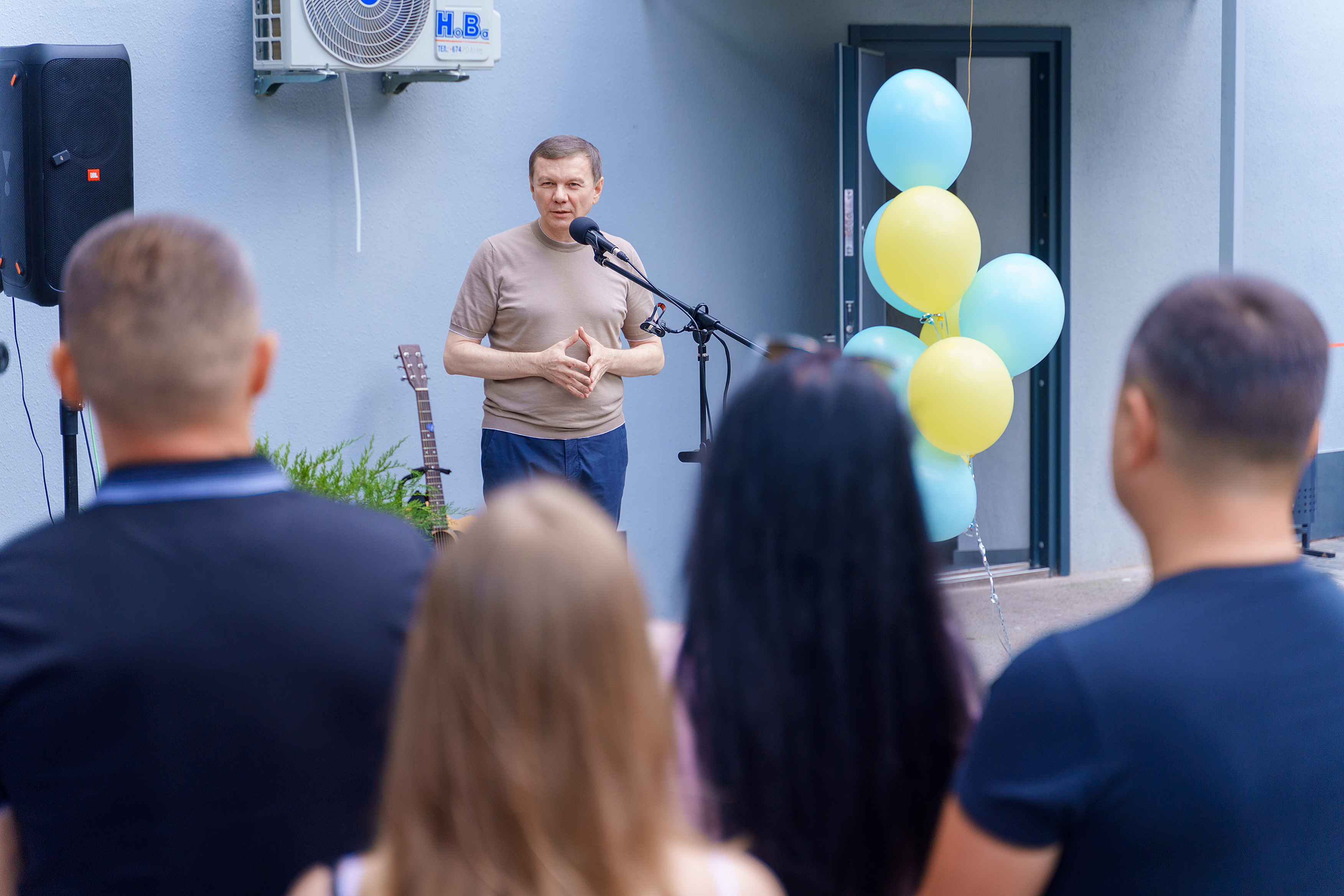 Міський голова Сергій Моргунов на відкритті осередку для військових, ветеранів та їхніх родин ГО «Полум'я надії»