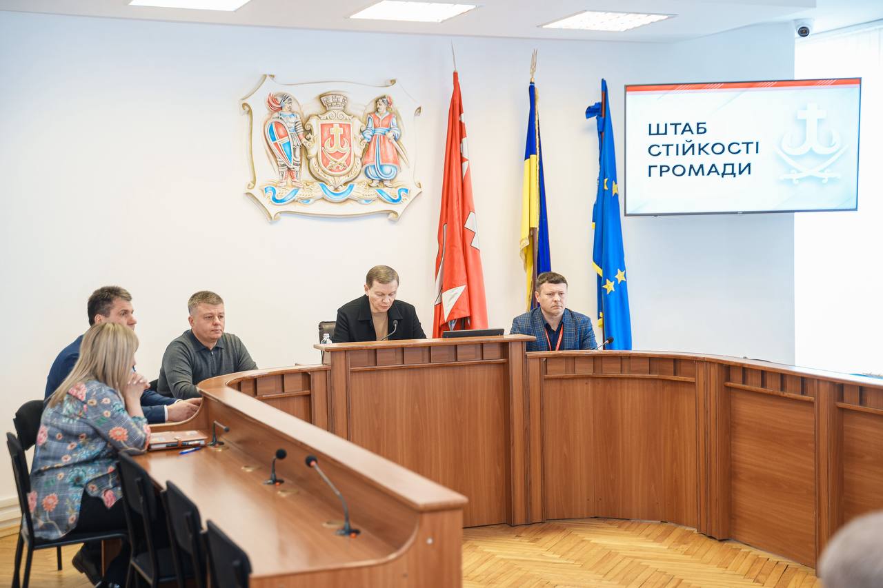 Від розвитку альтернативної генерації до безпекових заходів. Вінницький міський голова Сергій Моргунов провів Штаб стійкості громади