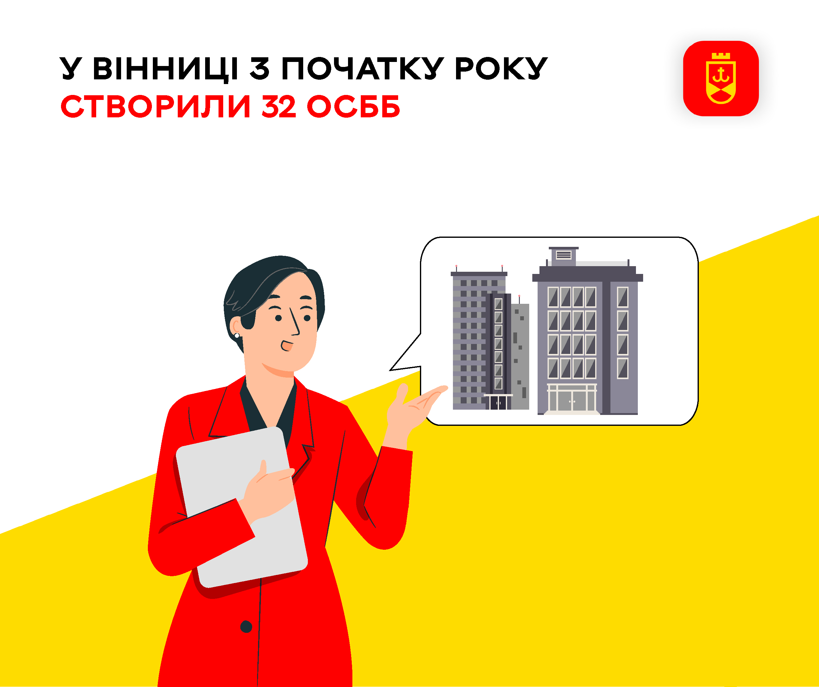 У Вінниці з початку року створили 32 ОСББ