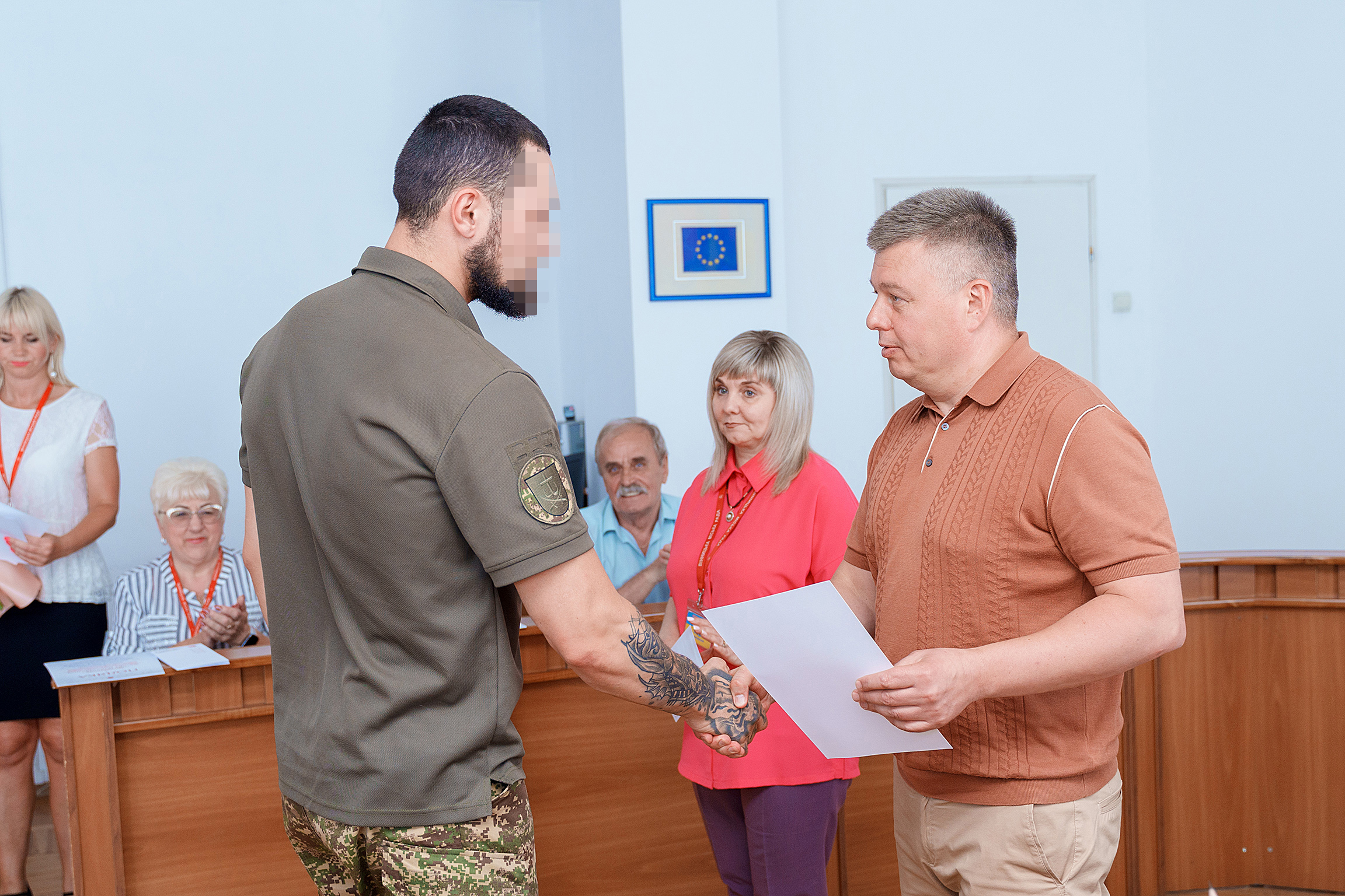 У Вінницькій міській раді відзначили військовослужбовців з нагоди річниці створення військової частини 3008 Національної гвардії України